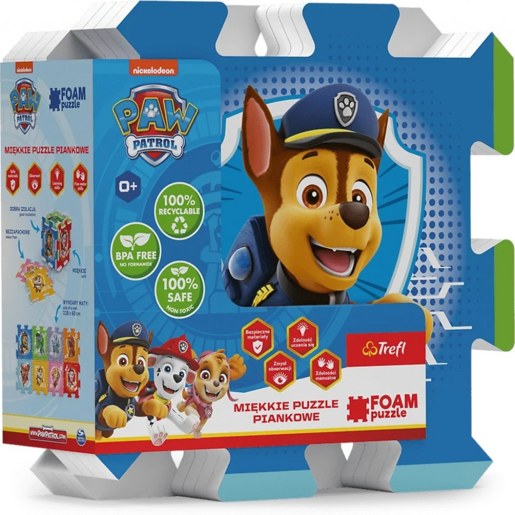 Trefl Trefl penové puzzle Paw Patrol
