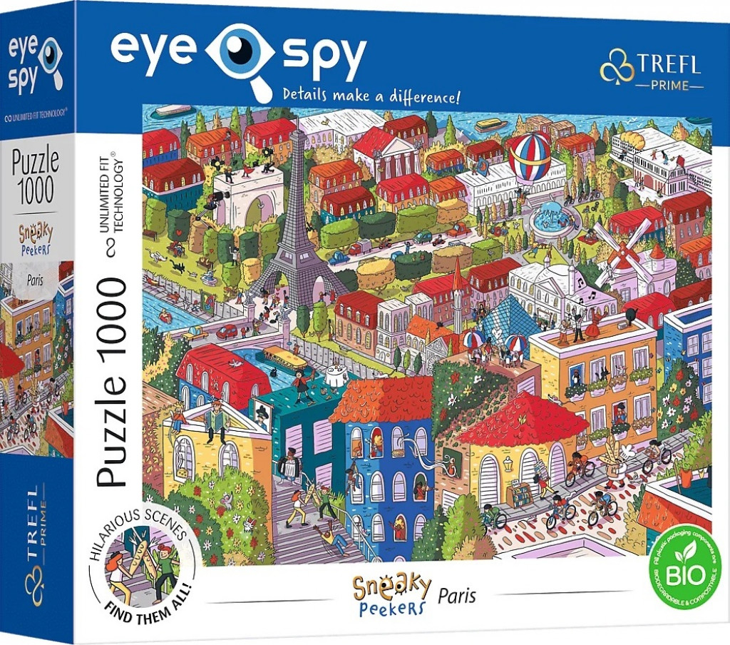 Trefl Trefl Puzzle Eye-Spy Sneaky Peekers, Paríž 1000 dielikov