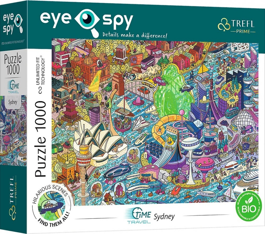 Trefl Trefl Puzzle Eye-Spy Sneaky Peekers, Sydney 1000 dielikov