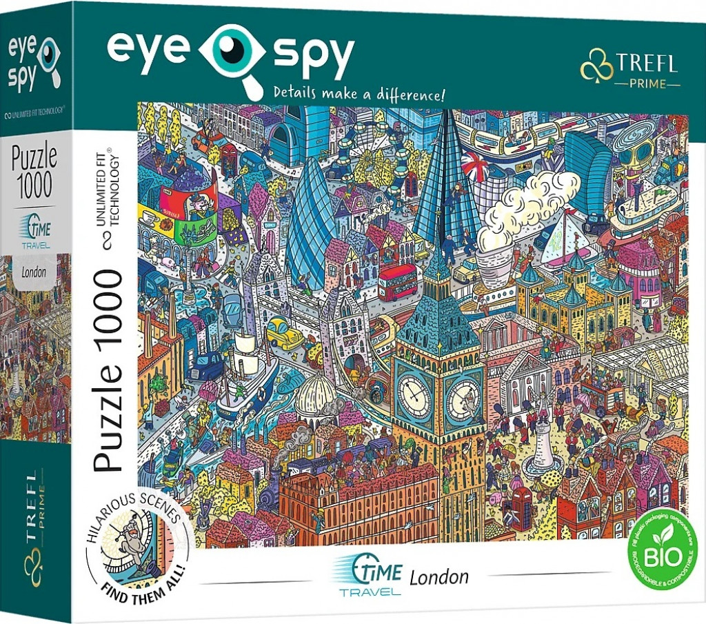 Trefl Trefl Puzzle Eye-Spy Sneaky Peekers, Londýn 1000 dielikov