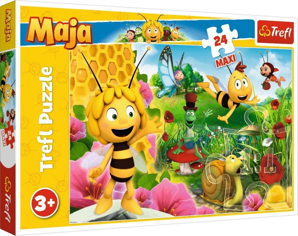 Trefl Trefl Puzzle 24 MAXI Vo svete včielky Máji