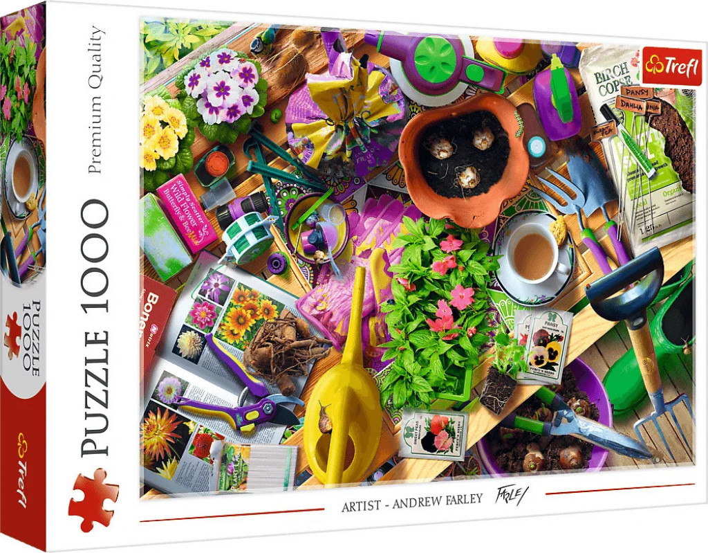 Trefl Trefl Puzzle 1000 Upratovanie záhrady