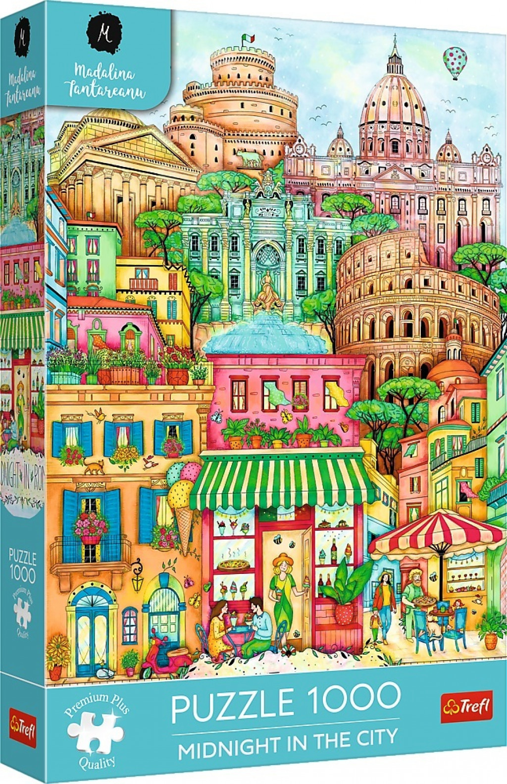 Trefl Trefl Puzzle 1000 Premium Plus - Polnoc v Ríme / Madalina Tantareanu