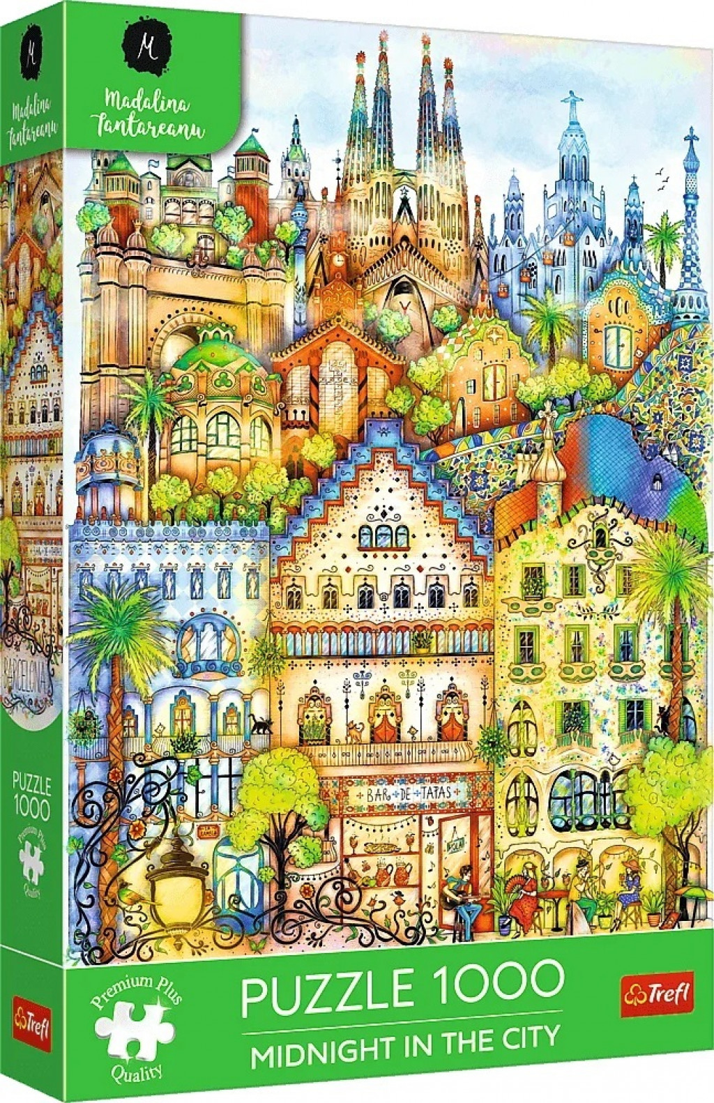 Trefl Trefl Puzzle 1000 Premium Plus - Polnoc v Barcelone / Madalina Tantareanu