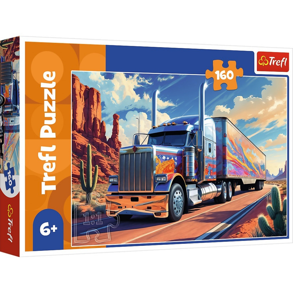 Trefl Trefl Puzzle 160 Kamión na ceste