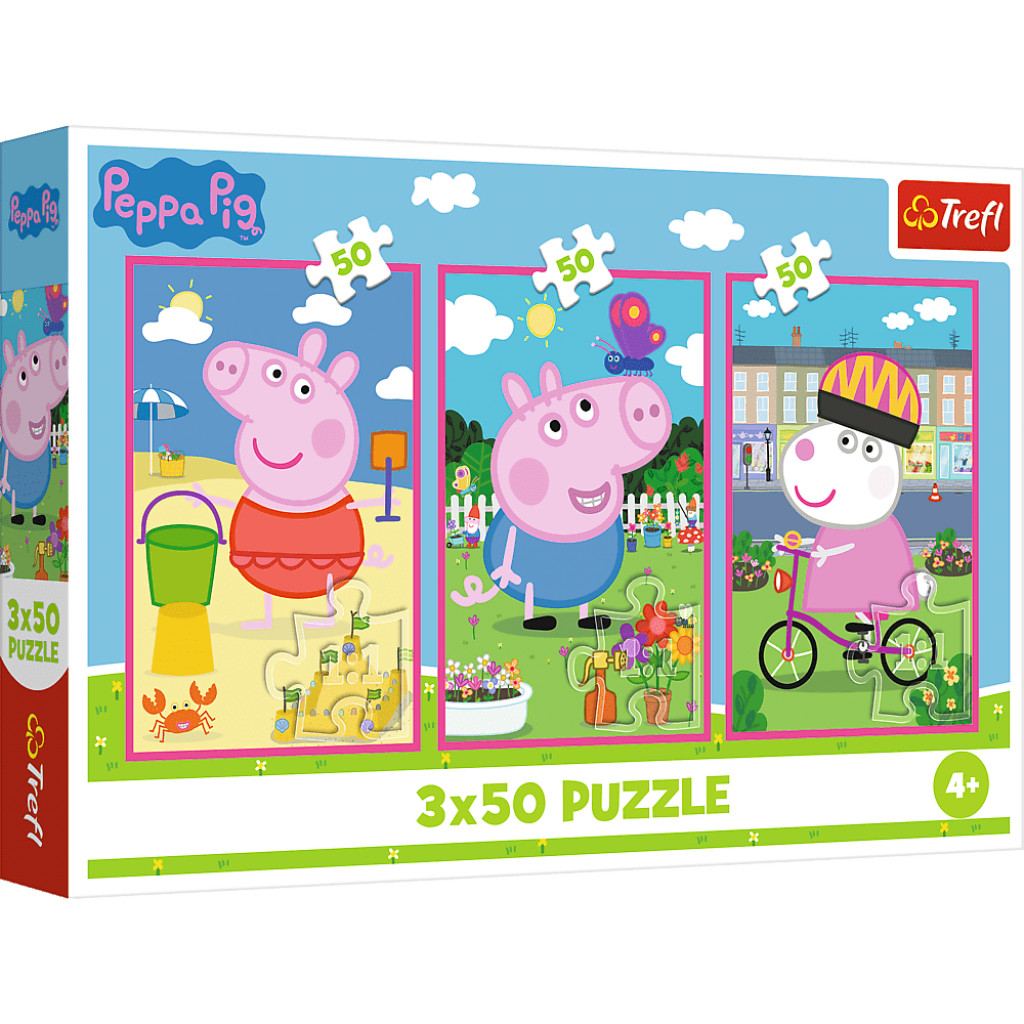 Trefl Trefl Puzzle 3x50 Prasiatko Peppa / Sila priateľstva