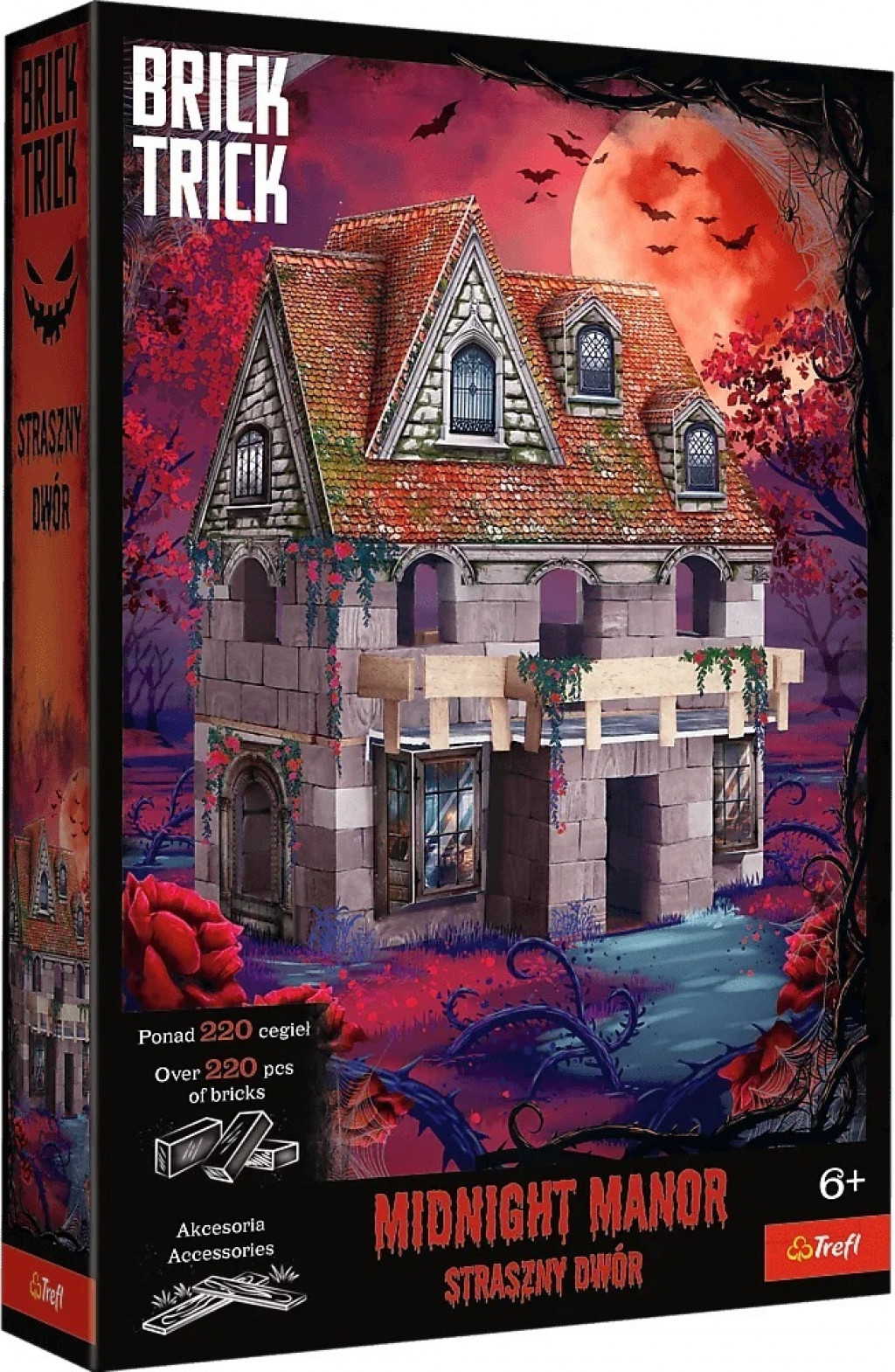 Trefl Trefl Brick Trick Strašidelný dom L 220 dielov
