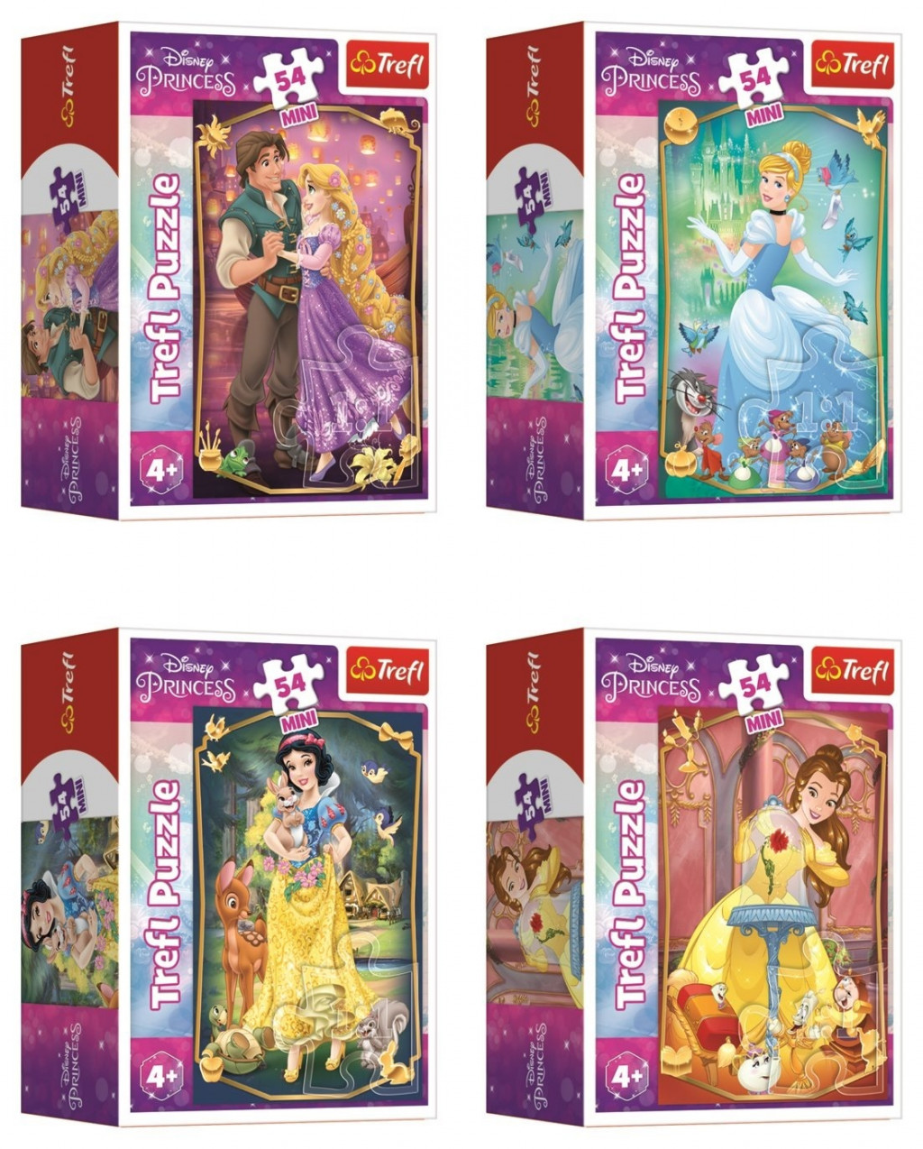 Trefl Trefl Puzzle 54 Mini - Disney princess