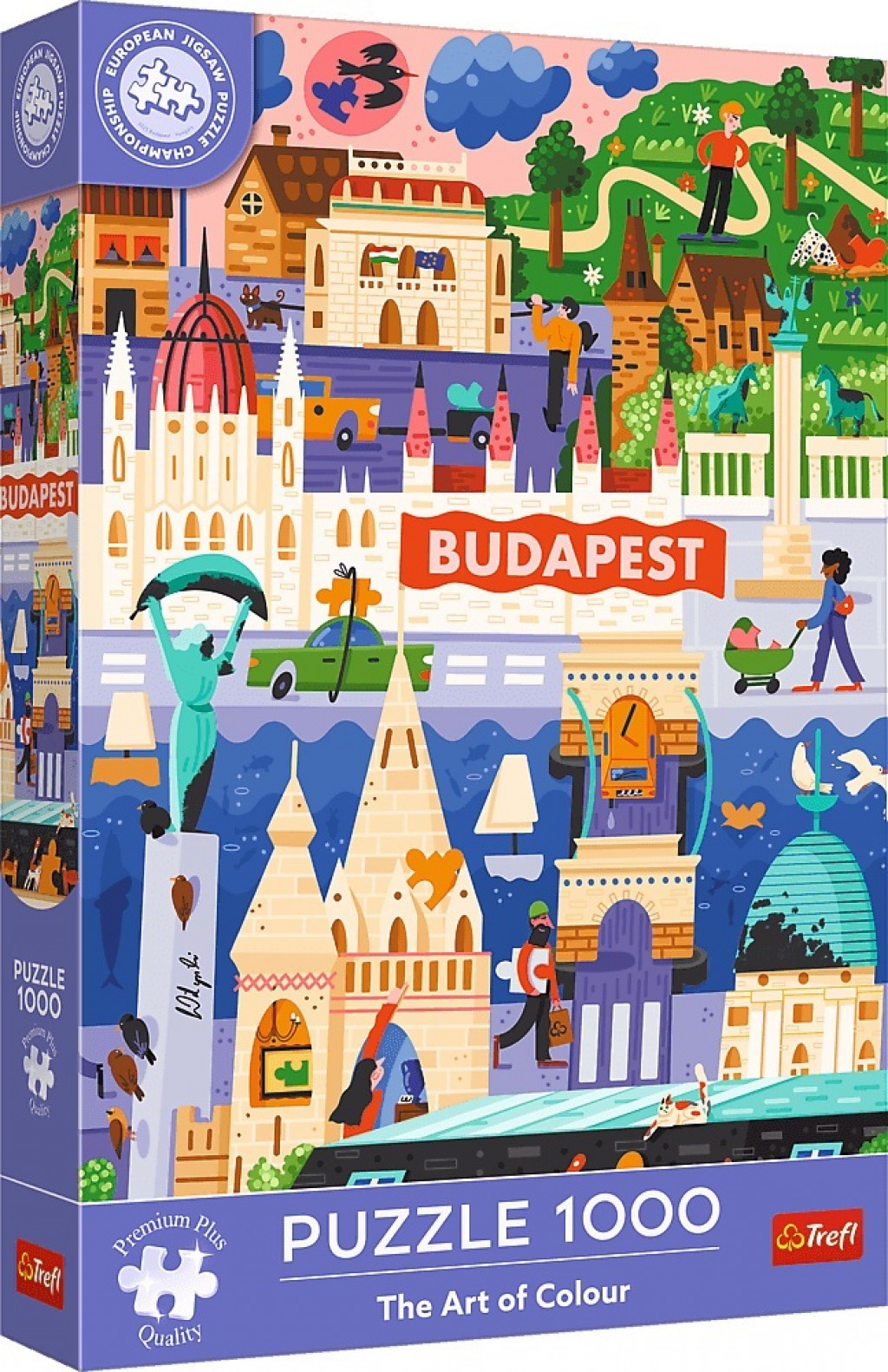 Trefl Trefl Premium Plus Quality 1000 dielikov The Art of Color: Budapešť, Maďarsko, Majstrovstv