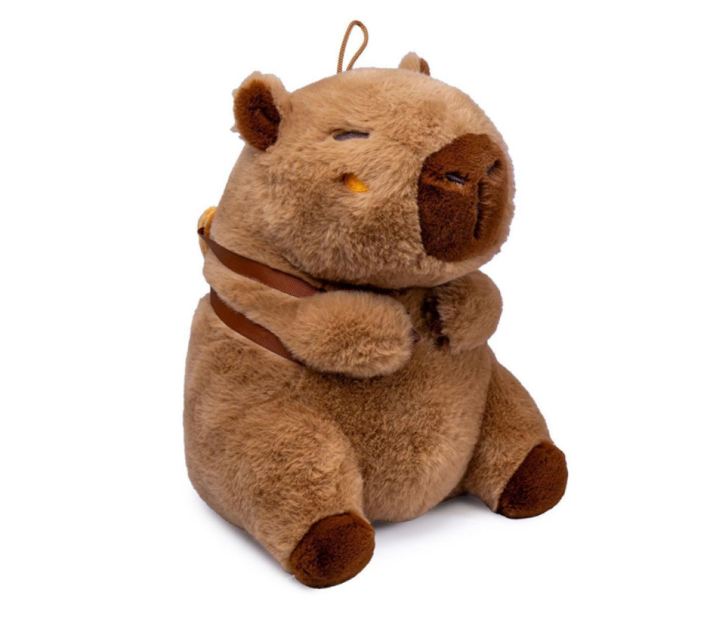Aurora Plyšová capybara s jedlom - 25 cm
