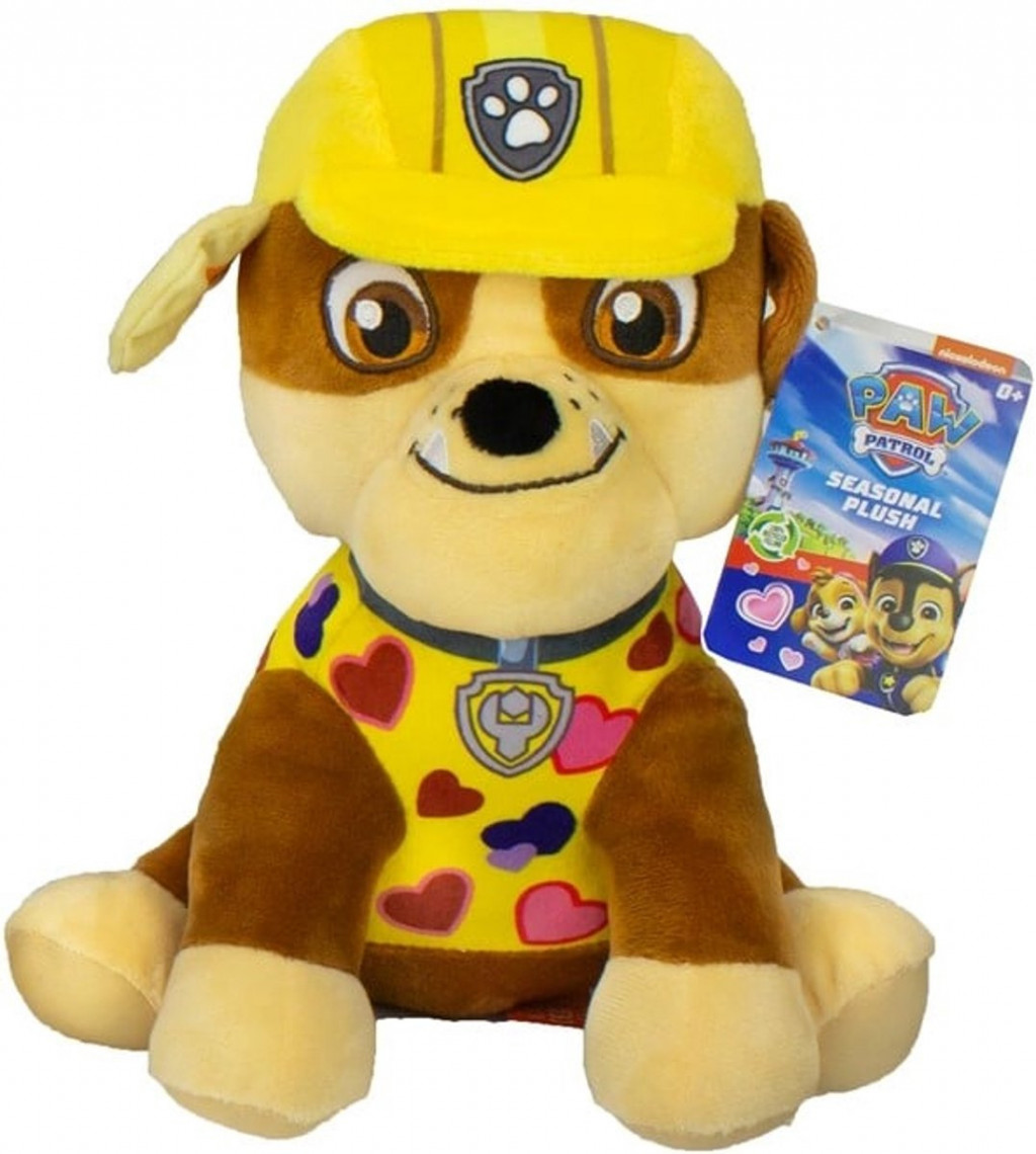 Aurora Tlapková patrola - Rubble sediaci - Paw Patrol 25 cm