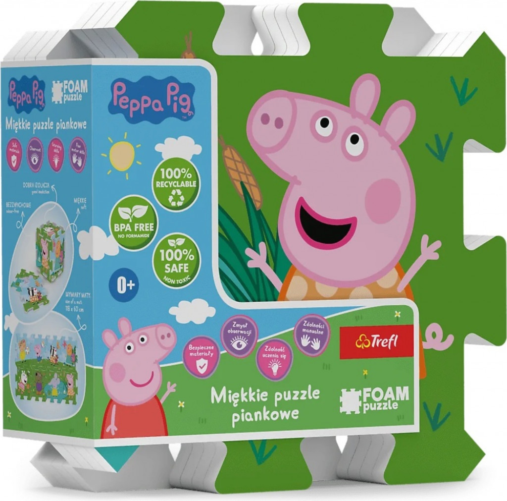 Trefl Trefl penové puzzle, prasiatko Peppa Pig