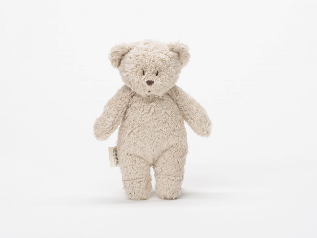 Moonie Medvídek plyšový Sensory Organic Sand