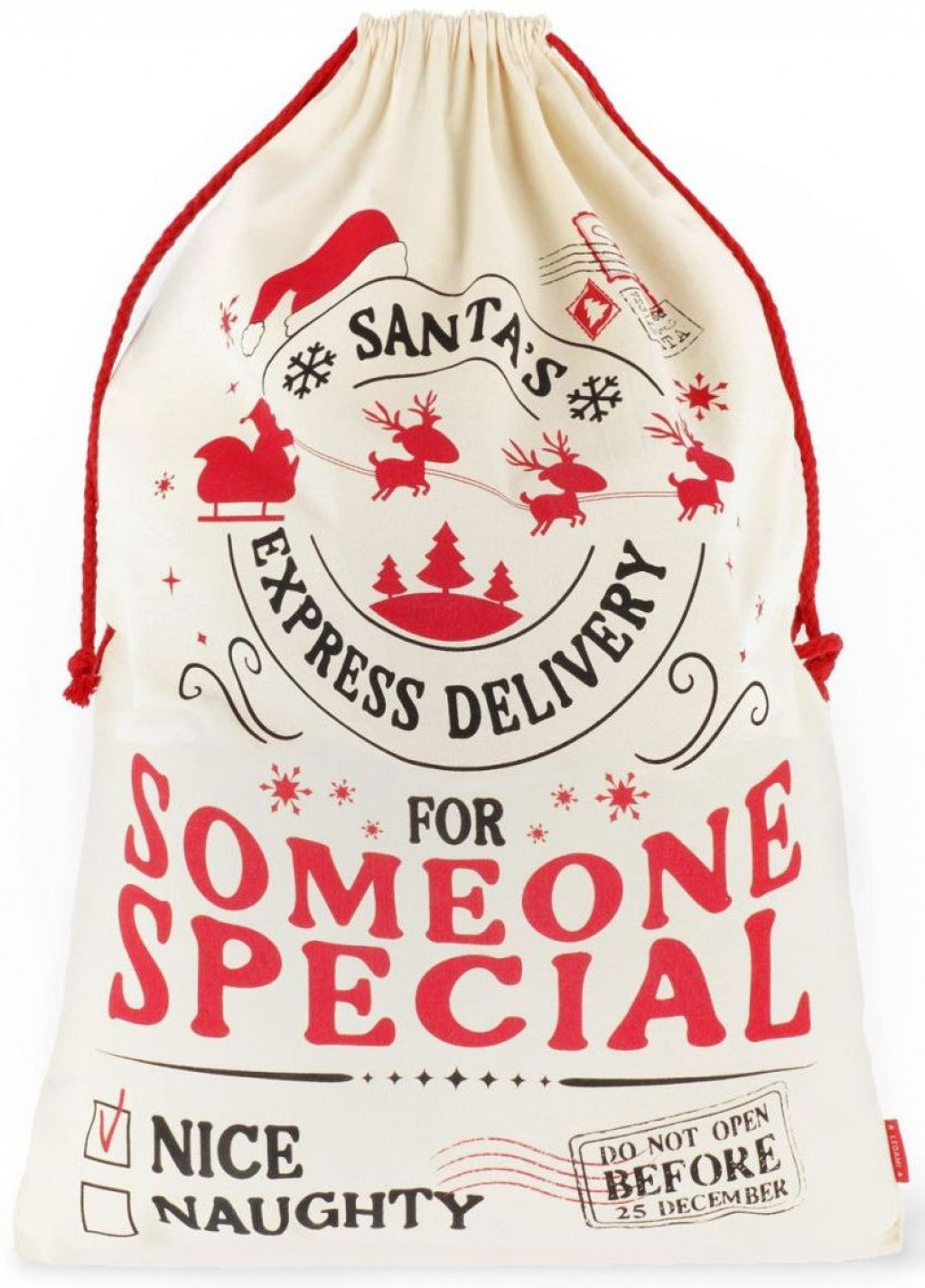 Legami Vrecko na darčeky Legami Santa's Coming To Town - Vianočné darčeky