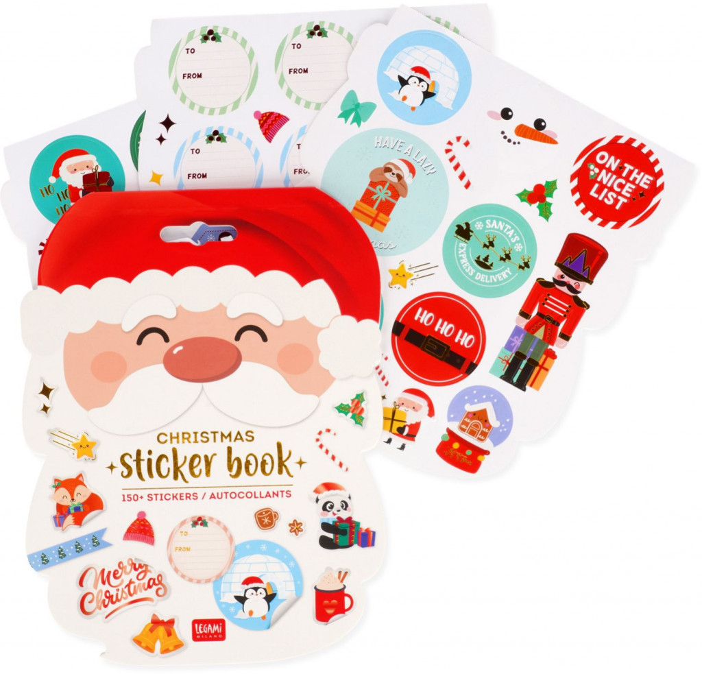 Legami Set vianočných samolepiek Legami Stickers Book