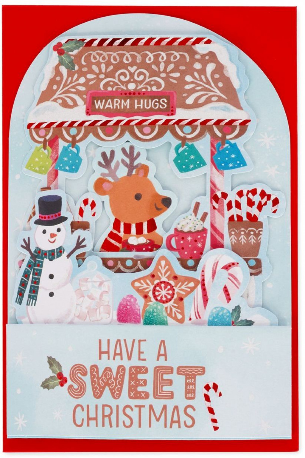 Legami Vianočné prianie Legami Pop-Up Card - Xmas Cart