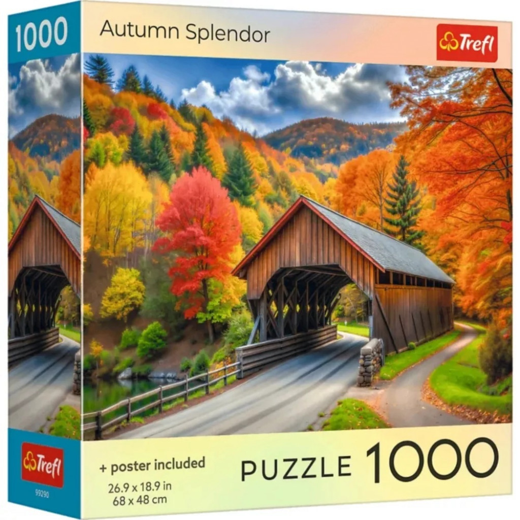 Trefl Trefl Puzzle 1000 USA Collection: Jesenná nádhera