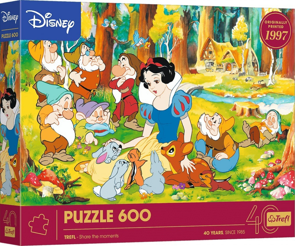 Trefl Trefl Puzzle 600 Snehulienka a sedem trpaslíkov
