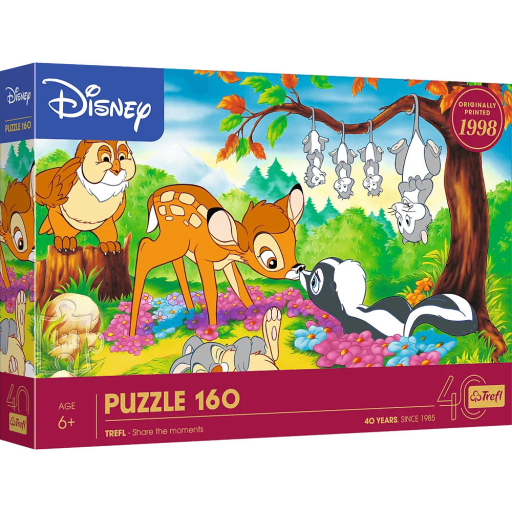 Trefl Trefl Puzzle 160 dielikov Bambi a lesní priatelia
