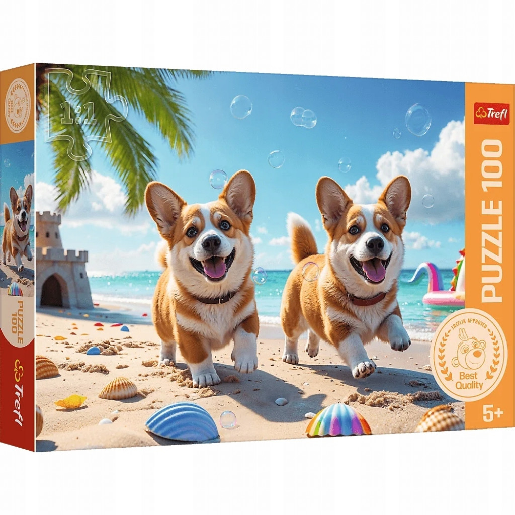 Trefl Trefl Puzzle 100 dielikov psík Corgi