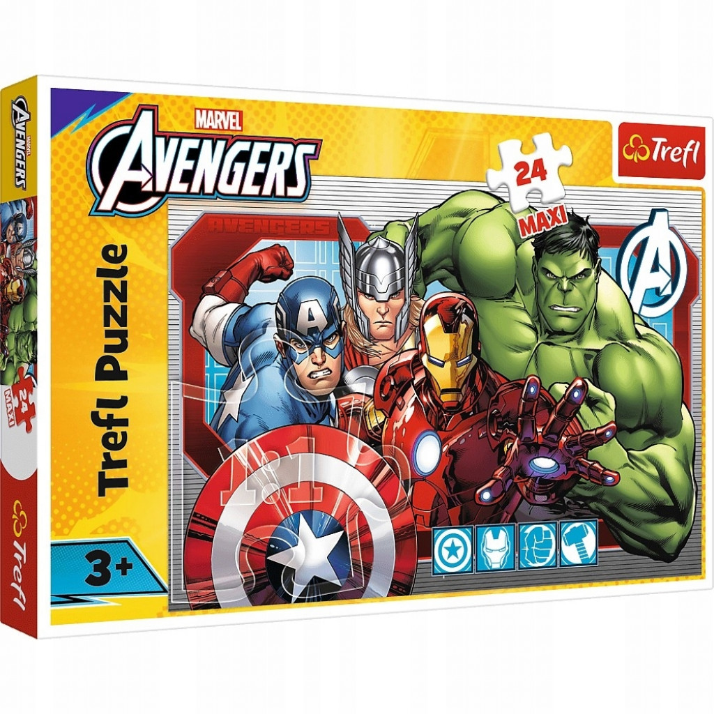 Trefl Trefl Puzzle 24 Maxi Marvel, Vždy spravodlivý