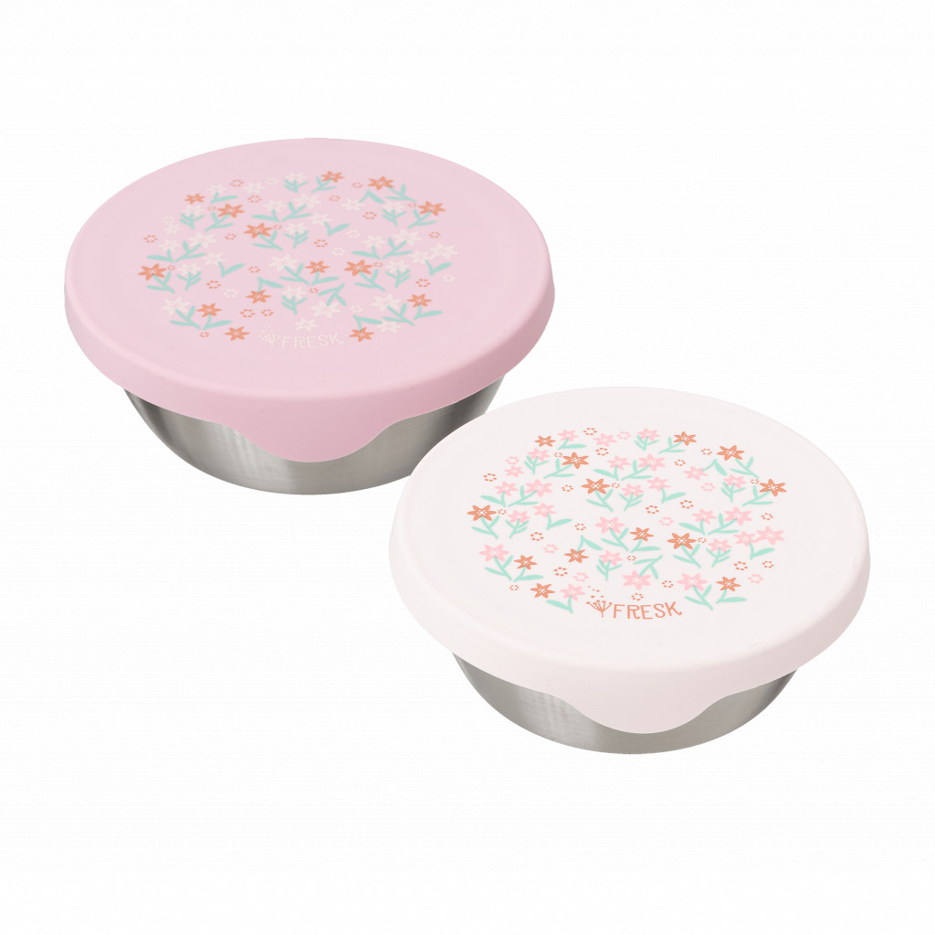 Fresk Súprava snack boxov - garden flowers- 2ks