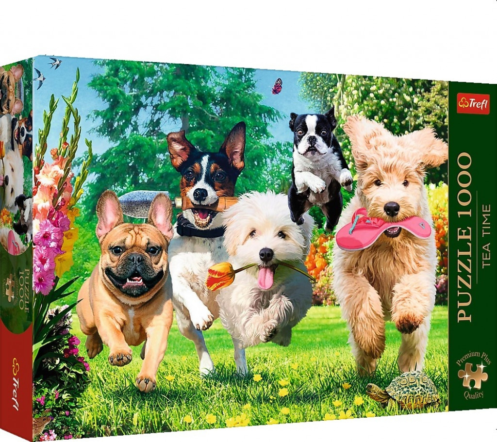 Trefl Trefl Puzzle 1000 Premium Plus - Čajový čas: Prichádzajú problémy!