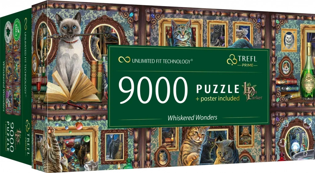 Trefl Trefl Puzzle 9000 UFT Lisa Parker: Whiskered Wonders