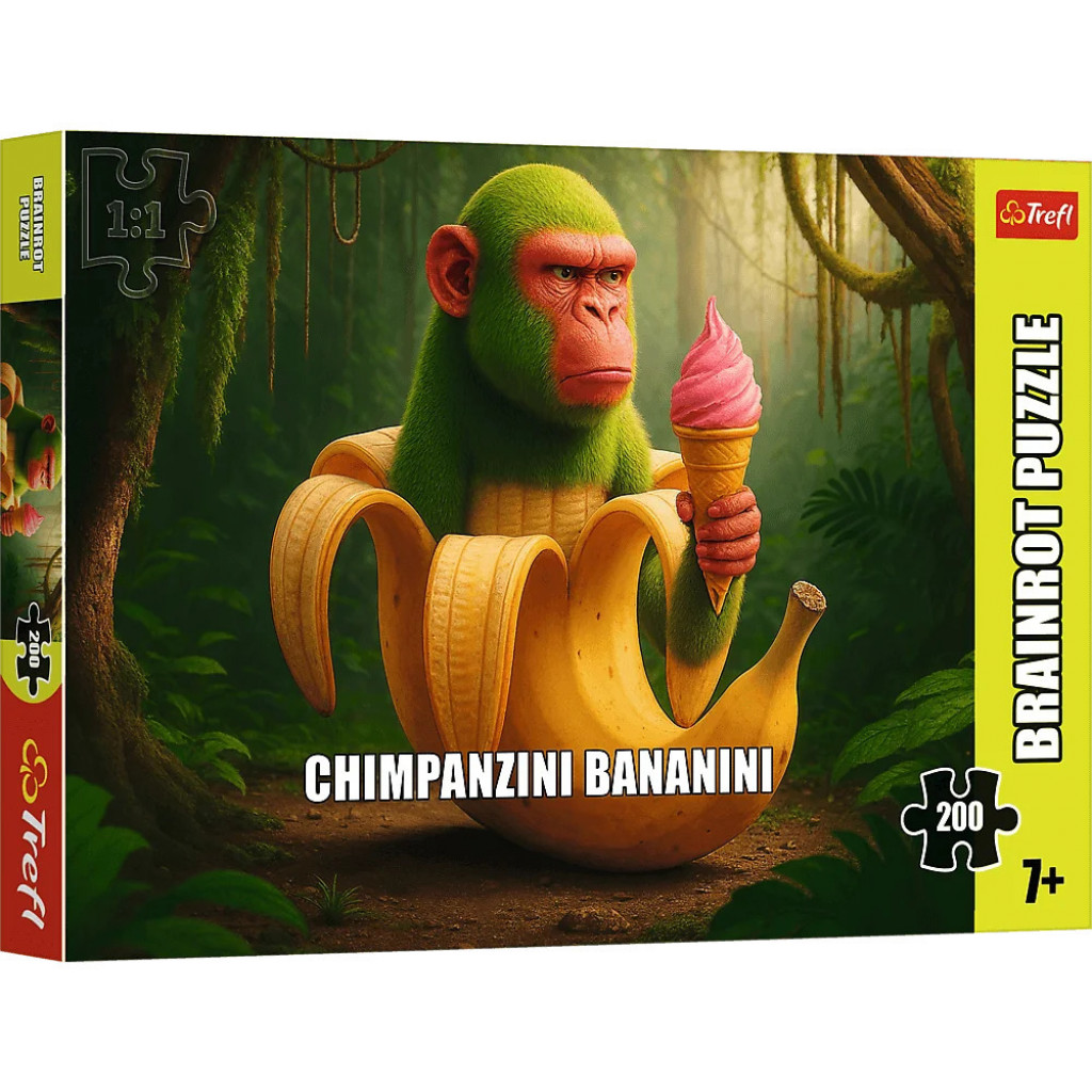Trefl Trefl Puzzle 200 ks BrainRots, Chimpanzini Bananini