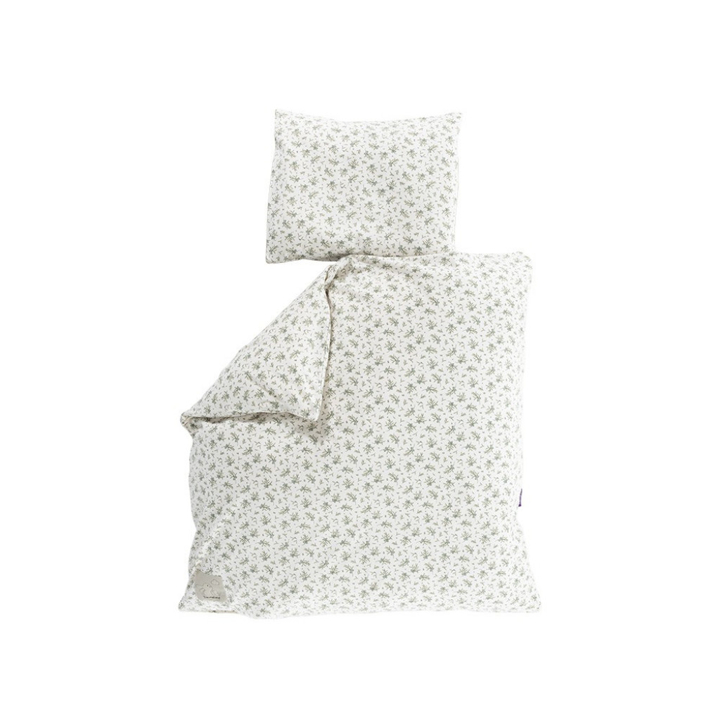 TRÄUMELAND povlečení do kolébky Jersey 80/80 + 35/40 Olive