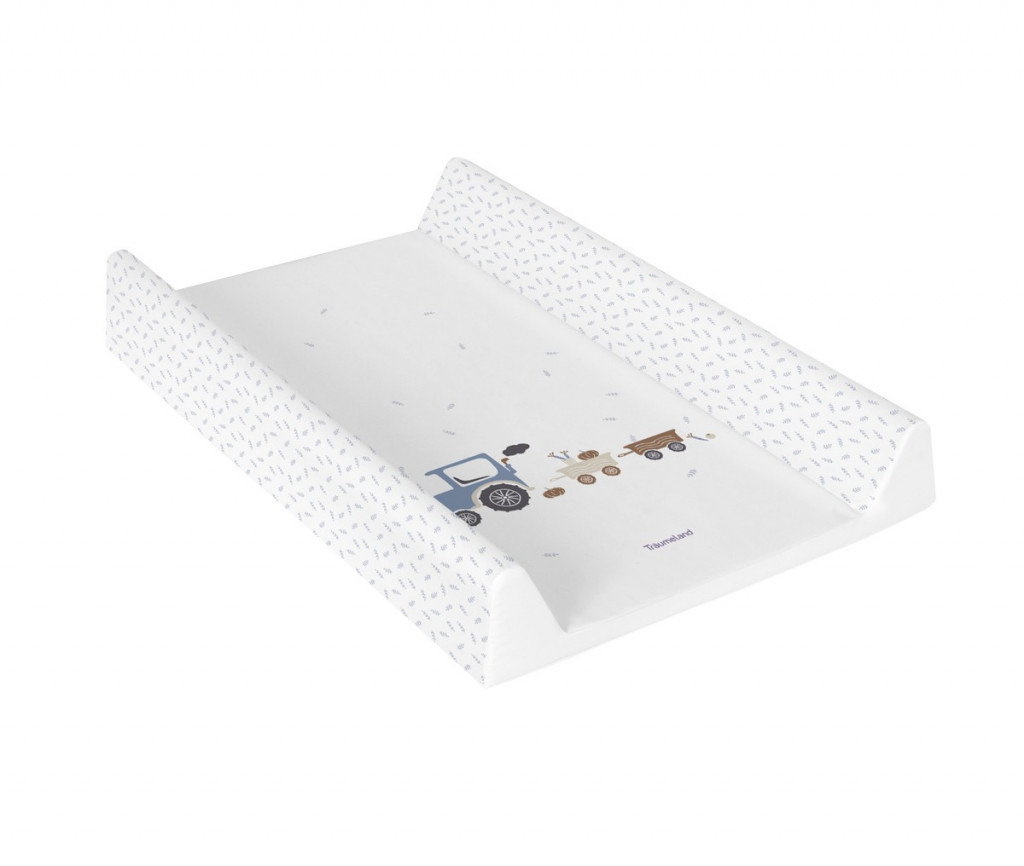 TRÄUMELAND přebalovací podložka Little Farm Blau 50 x 70 cm