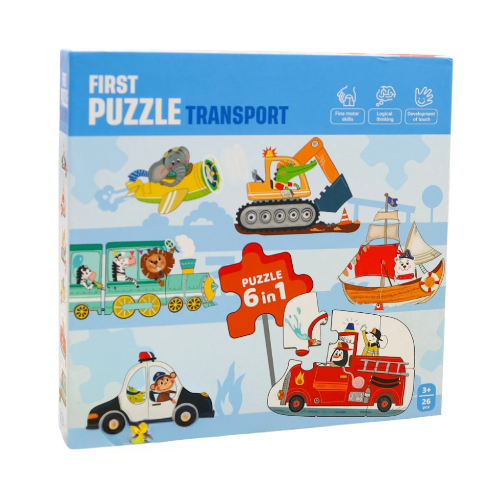 EDUkid První puzzle Doprava 6v1