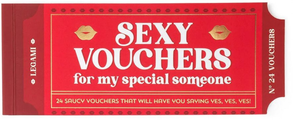 Legami Súprava darčekových voucherov Legami Book Of 24 Vouchers - Sex Vouchers - En - Spicy