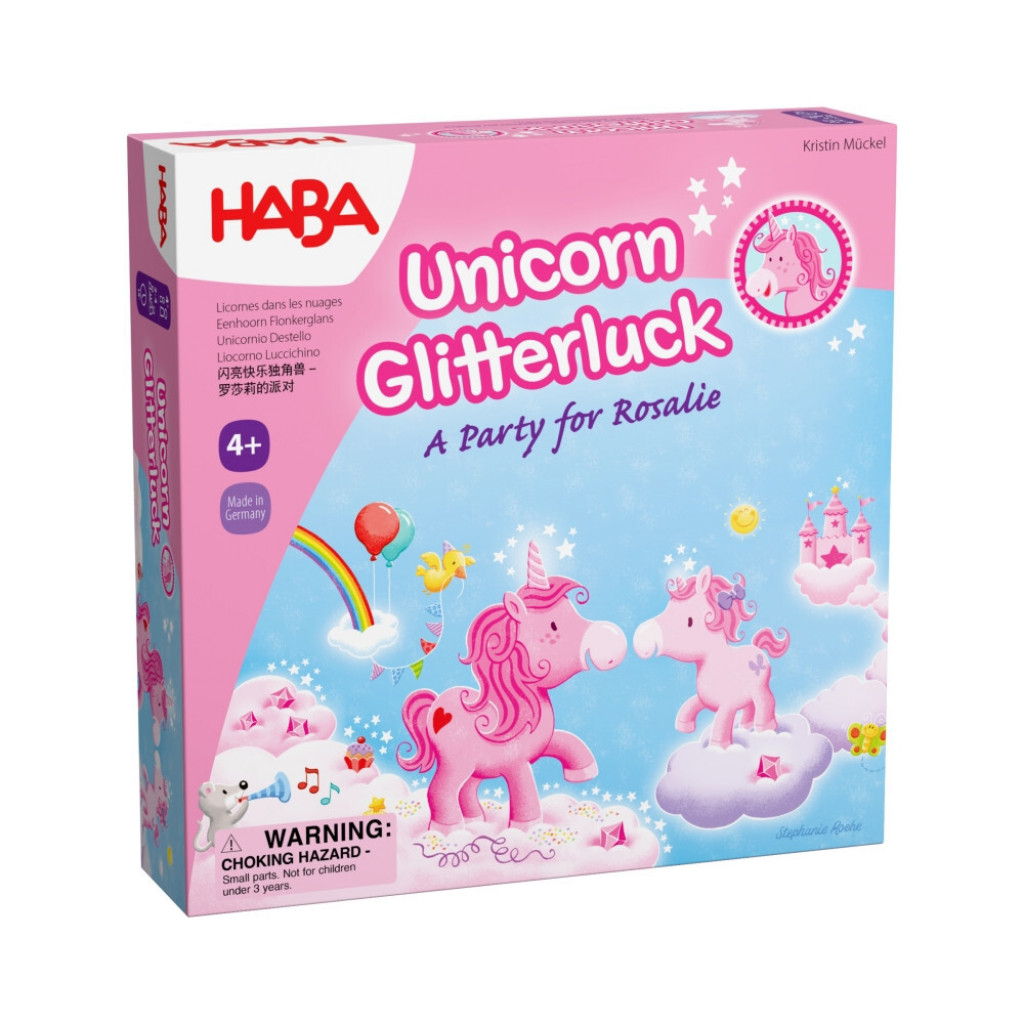 Haba Spoločenská hra pre deti Magický jednorožec Párty pre Rosalie od 4 rokov