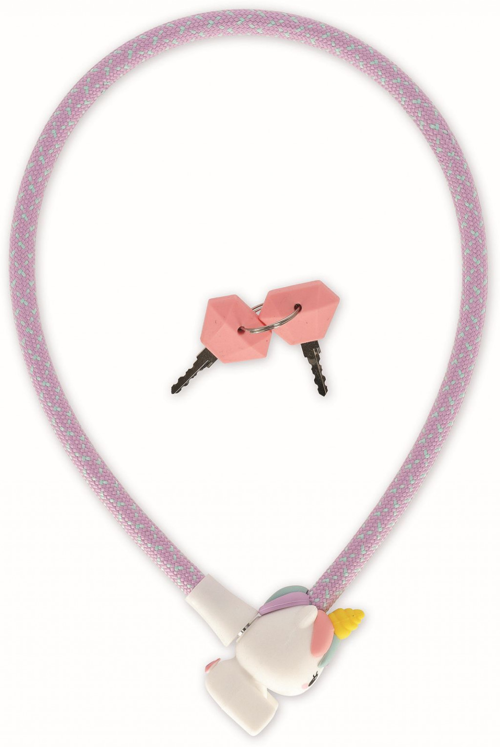 Legami Zámok na bicykel Legami Bike Lock With Key - Bike Lock - Unicorn