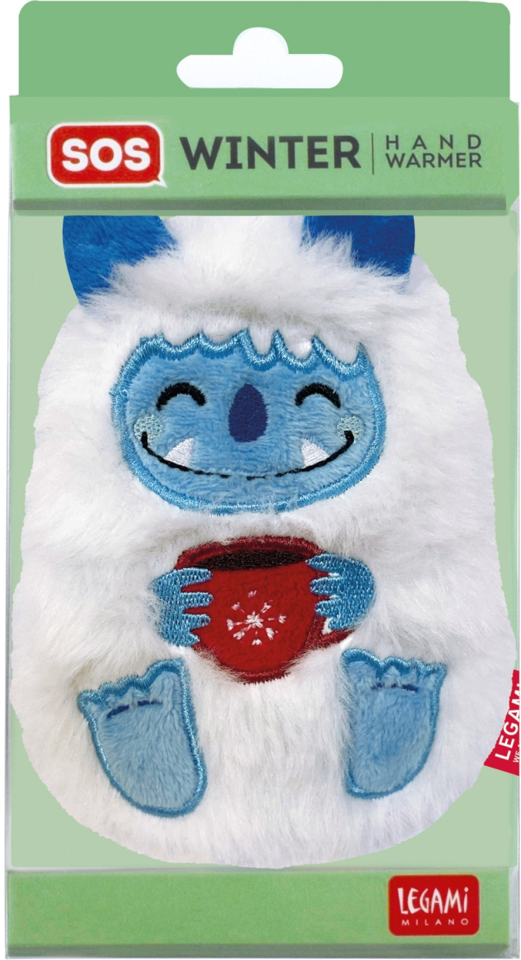 Legami Hrejúci vankúšik Legami Hand Warmer - Sos Winter - Yeti