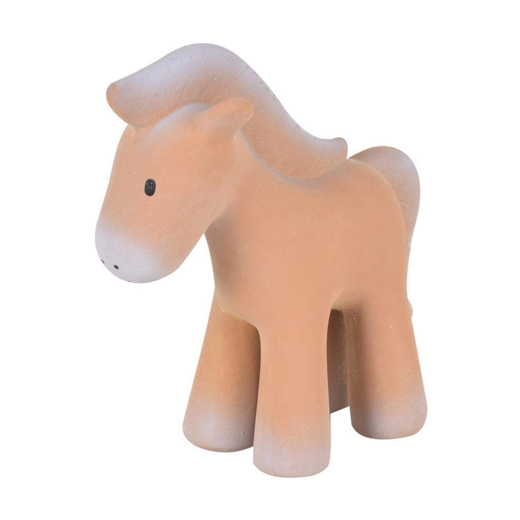 Tikiri Tikiri Farm - chrastítko a kousátko z přírodní gumy (Koník 1ks)