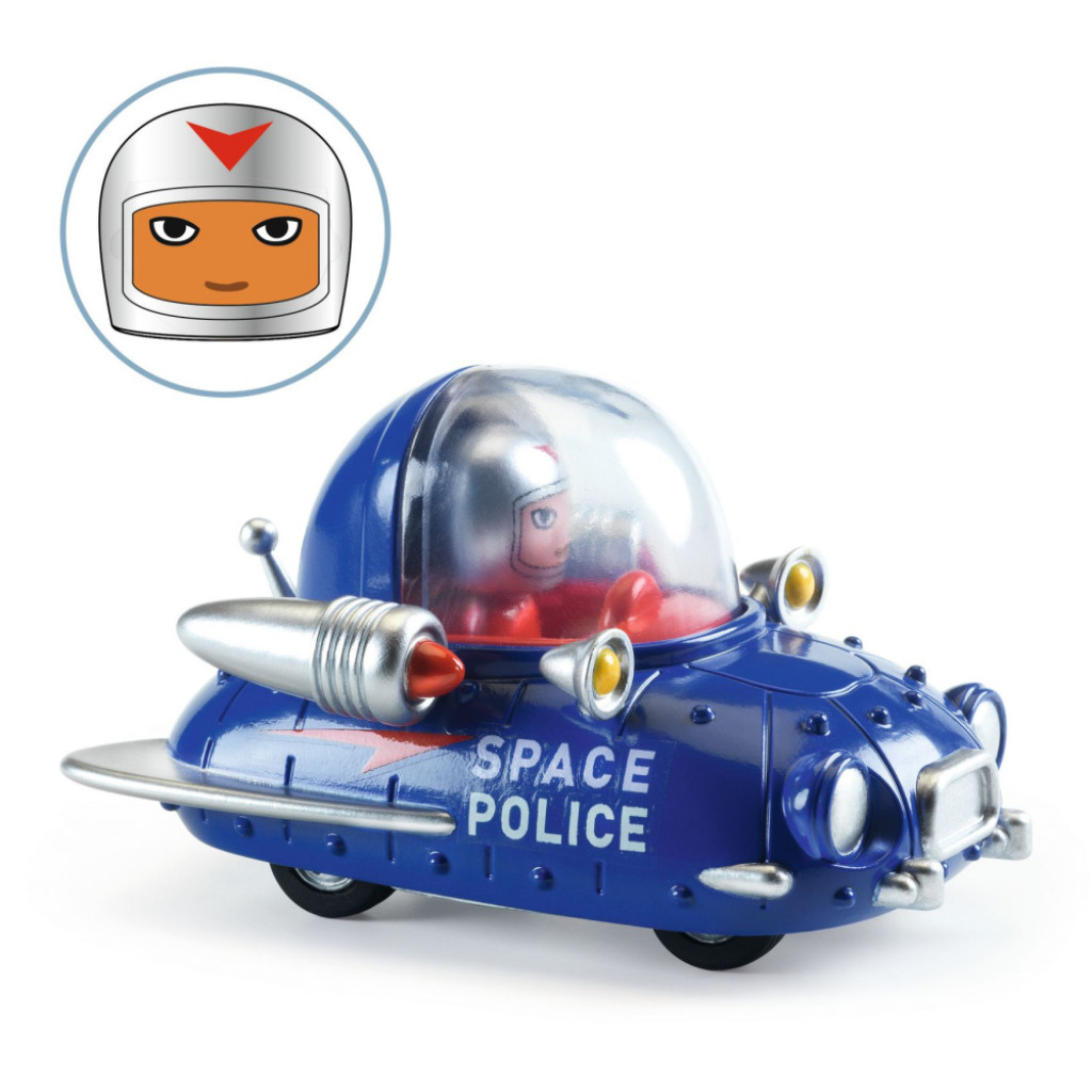 DJECO Crazy Motors autíčka: Vesmírna polícia (Space Police)