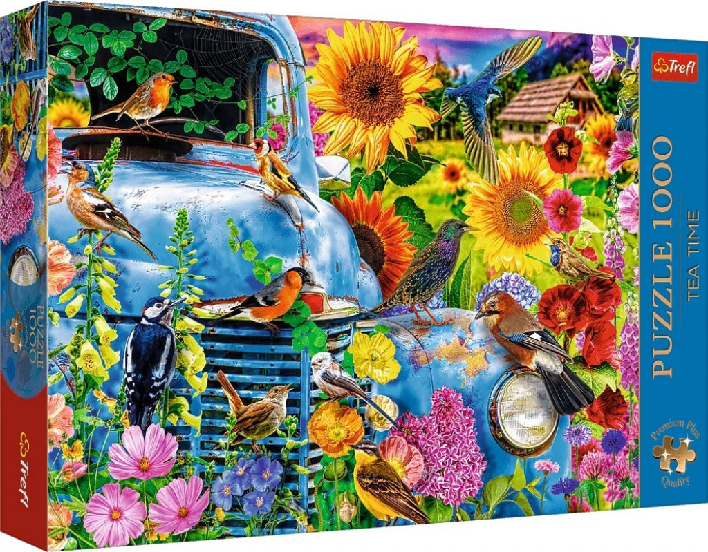 Trefl Trefl Puzzle 1000 Premium Plus Quality Tea Time Vidiecka idyla: Spievajúce vtáky