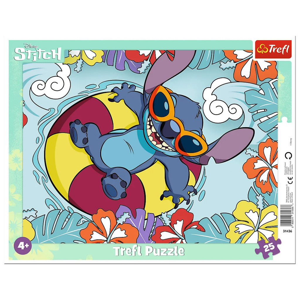 Trefl Trefl Puzzle 25 Doskové puzzle - Lilo&Stitch