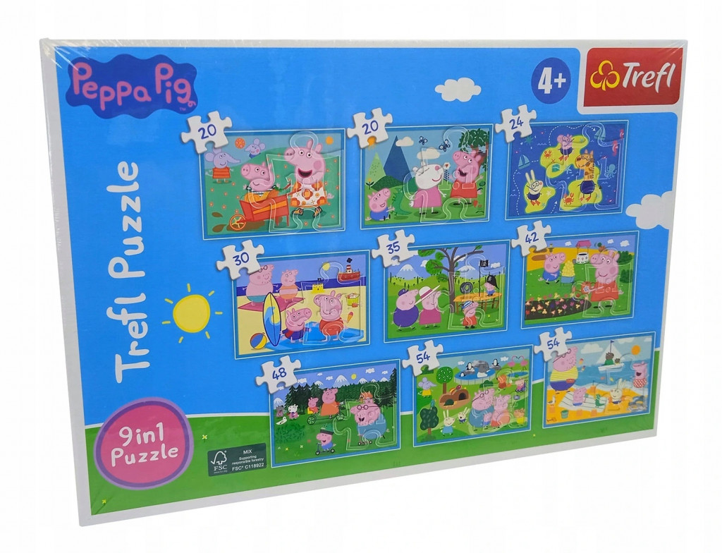 Trefl Trefl Puzzle 9in1 - Peppa Pig