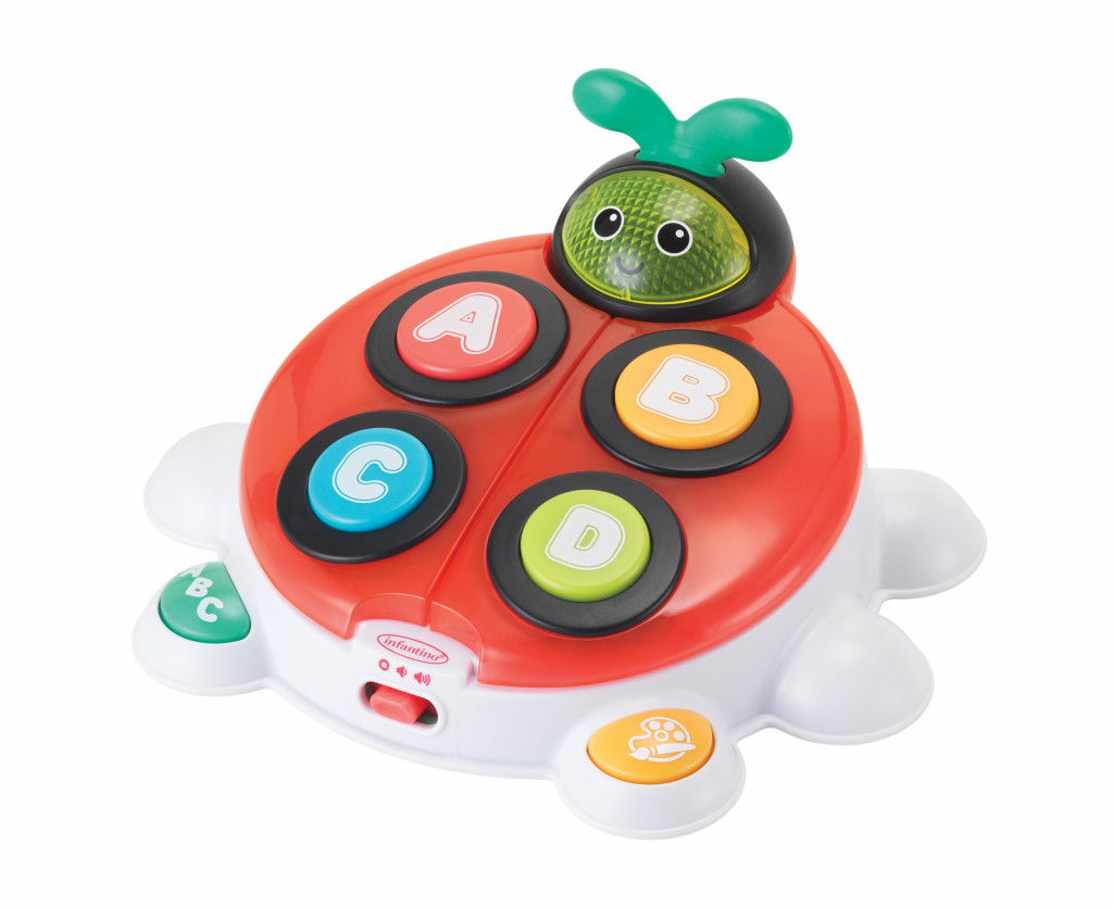 Infantino Hudobná lienka Alphabet & Colors