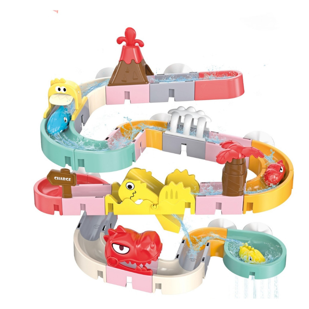 Sedola DIY Kuličková dráha do vody Dino 43 ks