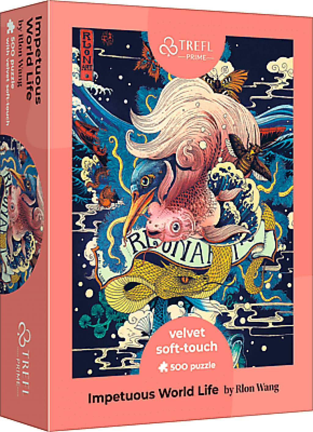 Trefl Trefl Velvet Soft-Touch puzzle 500 UFT - Rlon Wang: Rázny život