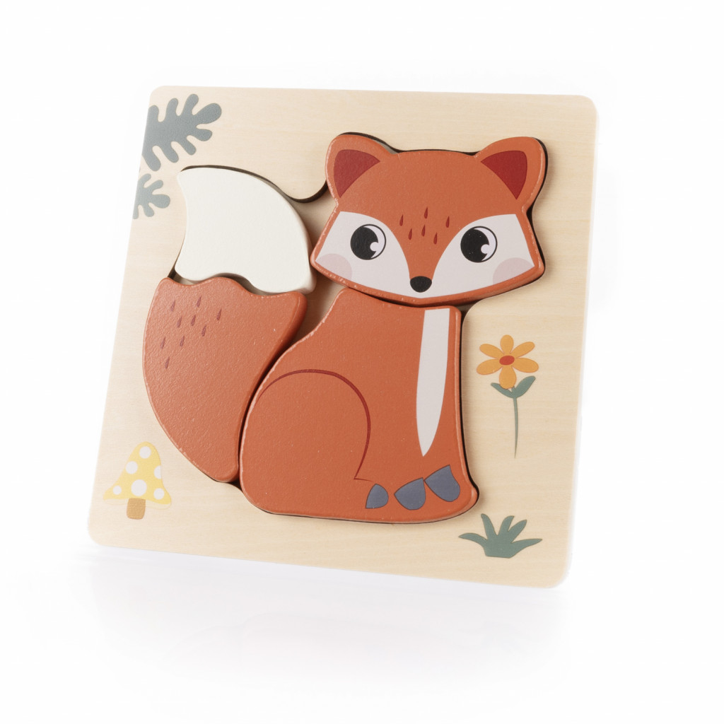 Zopa Dřevěné puzzle malé, Fox