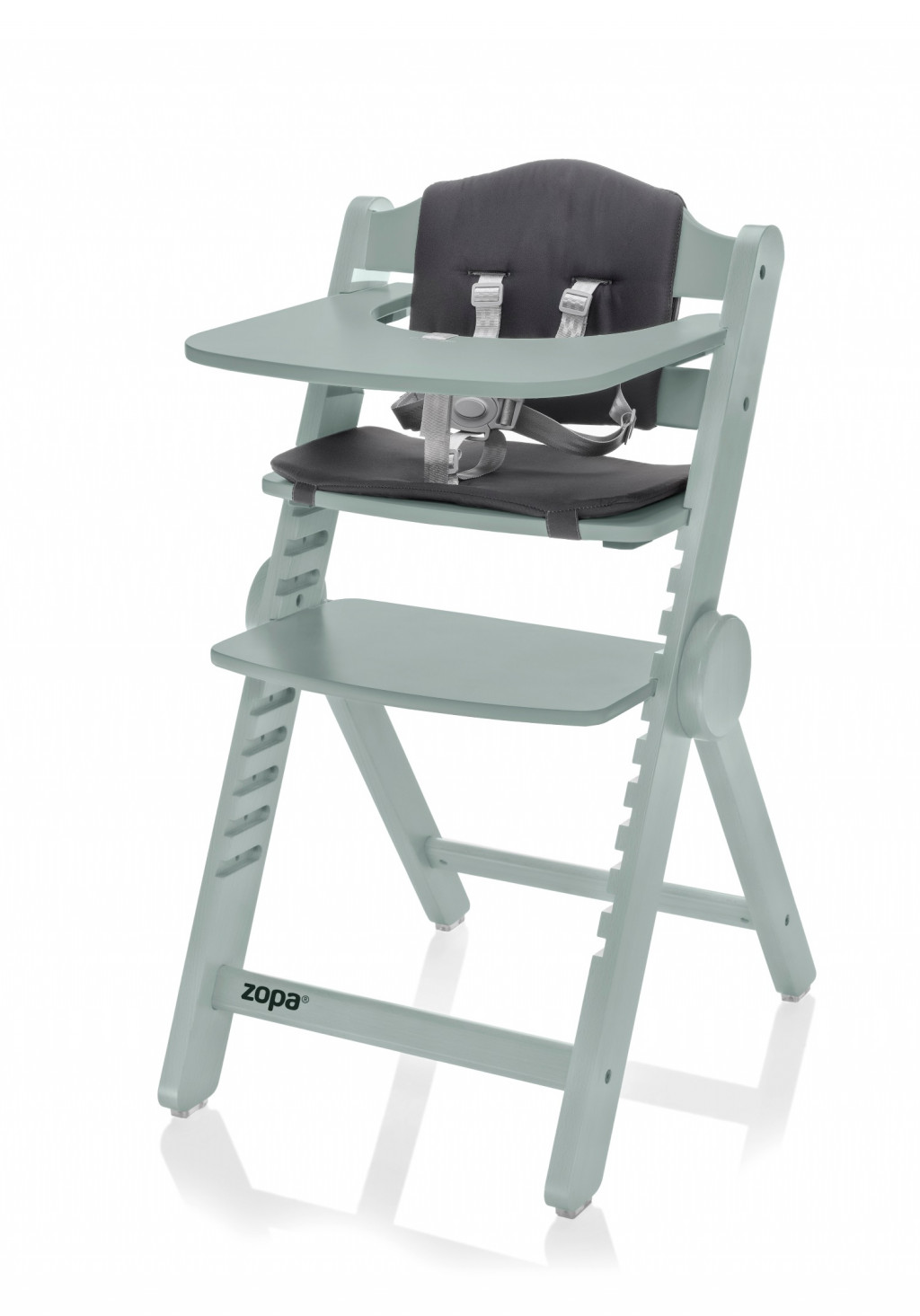 Zopa Drevená jedálenská stolička Clipp & Clapp, Pistacio Green