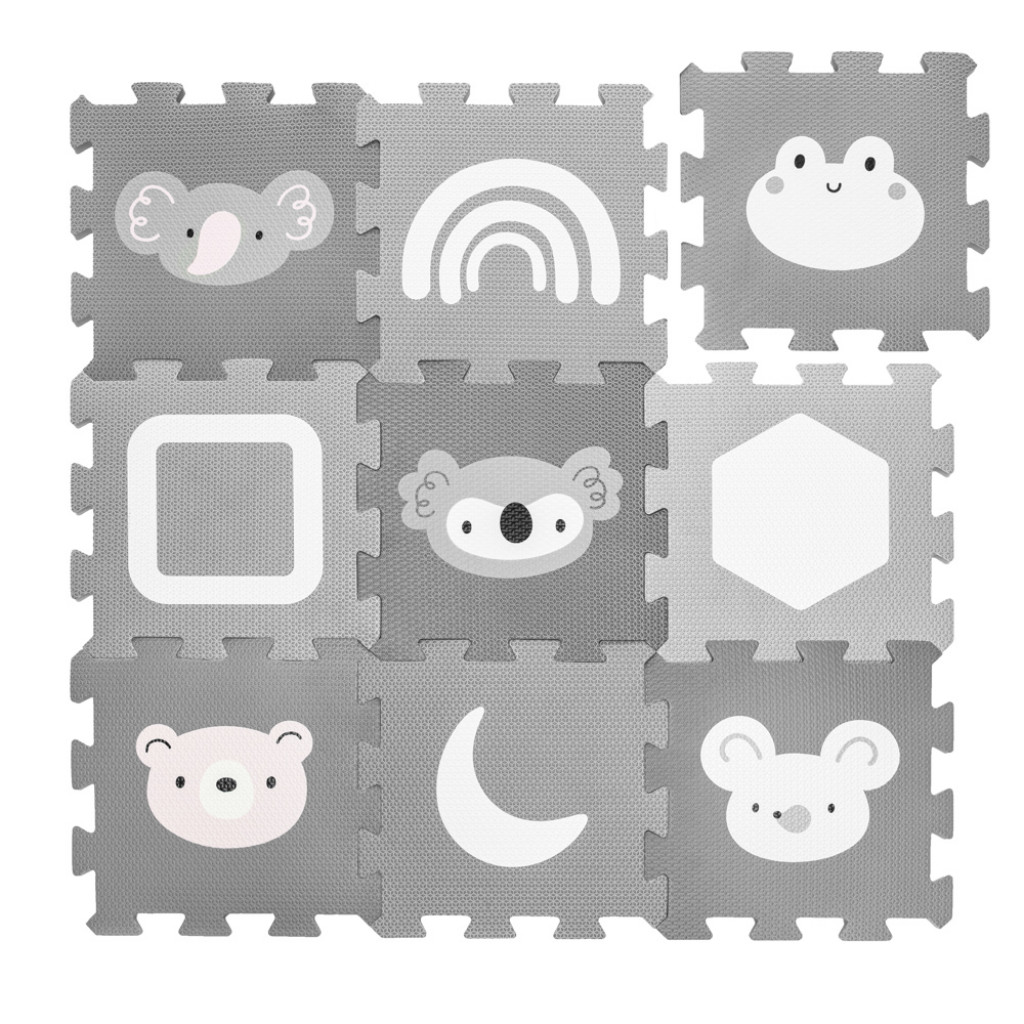 Zopa Penová podložka Puzzle 30x30 cm 9ks, Wild Life