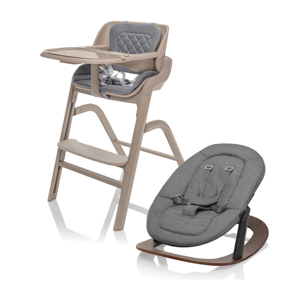 Zopa Set stolička Inpira + novorodenecký set + hojdacia základňa, Cookie Beige