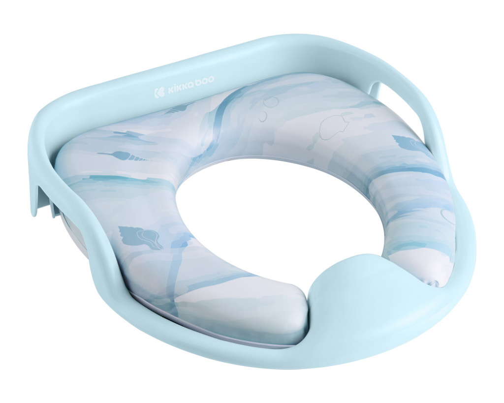 KikkaBoo Dětské WC sedátko Sea World Seashell Blue