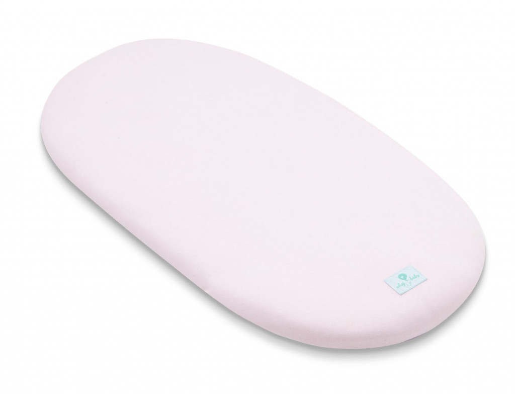 Ahojbaby Prostěradlo Ahojbaby z organické bavlny do kočárku, košíku a kolébky Pink růžové
